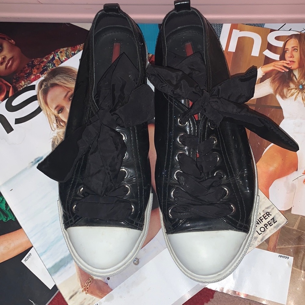 Cheetah Print Aquazzura Lace Up Flats